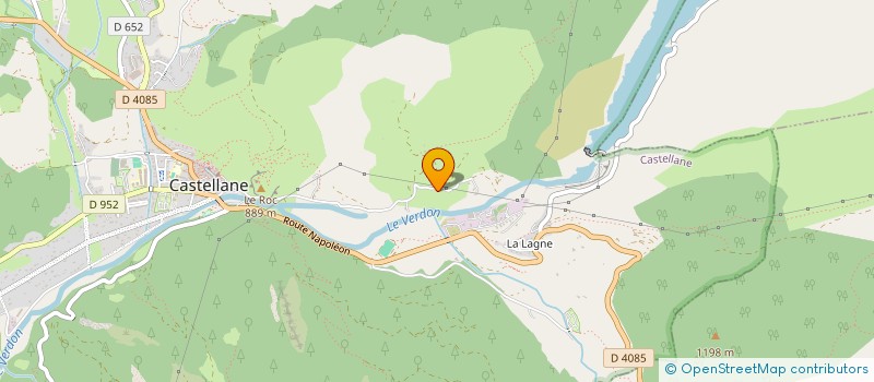 localisation de l'entreprise LES BATIMENTS DE PROVENCE  CASTELLANE