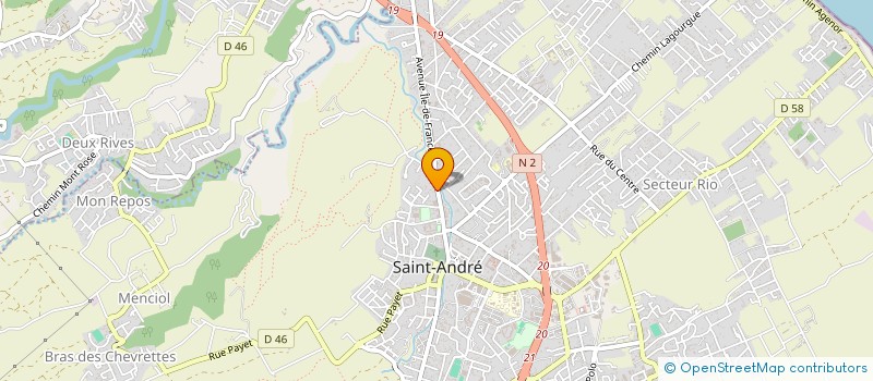 localisation de l'entreprise LES BATISSEURS  SAINT-ANDRE
