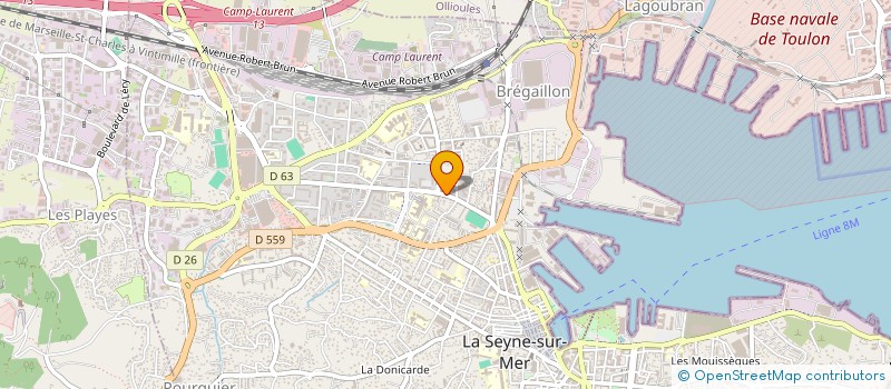 localisation de l'entreprise LES BATISSEURS à LA SEYNE-SUR-MER