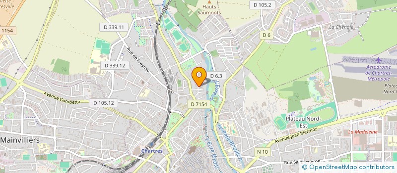 localisation de l'entreprise LES BATISSEURS  CHARTRES