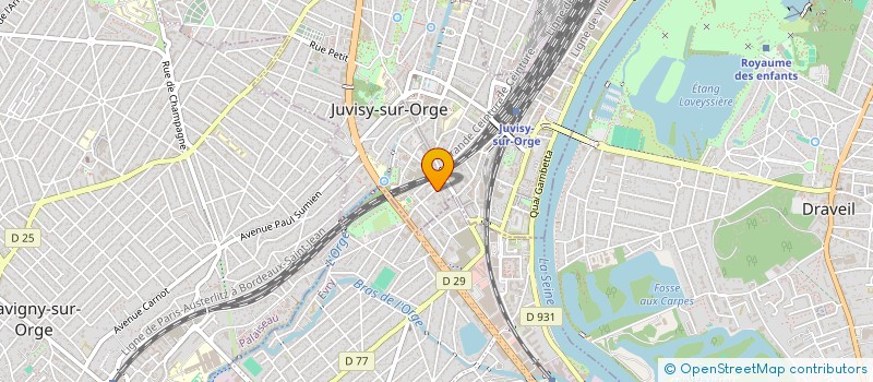 localisation de l'entreprise LES BATISSEURS à JUVISY SUR ORGE
