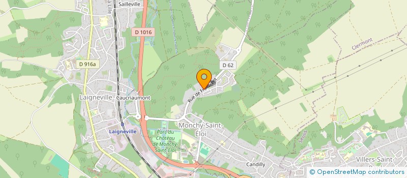 localisation de l'entreprise LES BATISSEURS  MONCHY-SAINT-ELOI