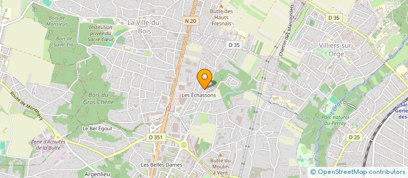 localisation de l'entreprise LES BATISSEURS à LONGPONT-SUR-ORGE