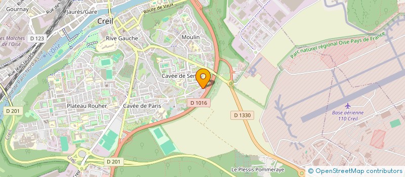 localisation de l'entreprise LES BATISSEURS  CREIL