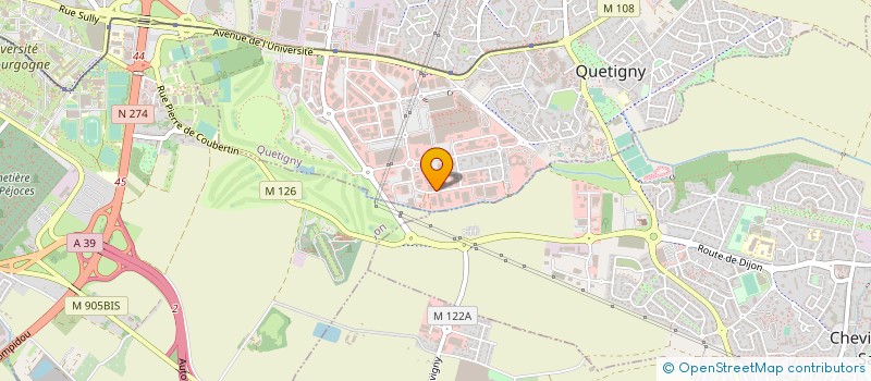 localisation de l'entreprise LES BATISSEURS BOURGUIGNONS à CHEVIGNY-SAINT-SAUVEUR