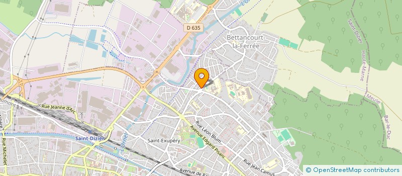 localisation de l'entreprise LES BATISSEURS BRAGARDS à SAINT-DIZIER