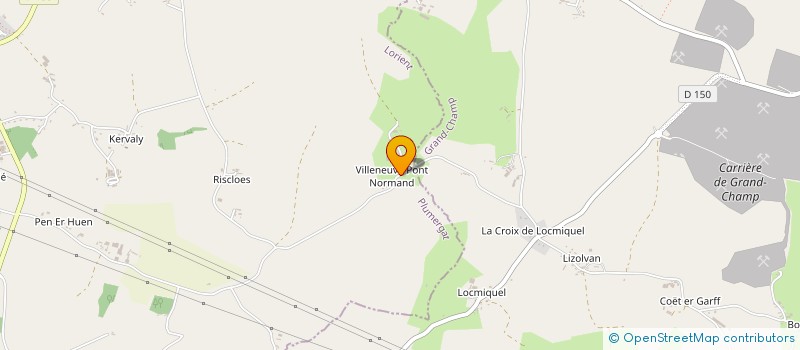 localisation de l'entreprise LES BATISSEURS BRETONS  PLUMERGAT