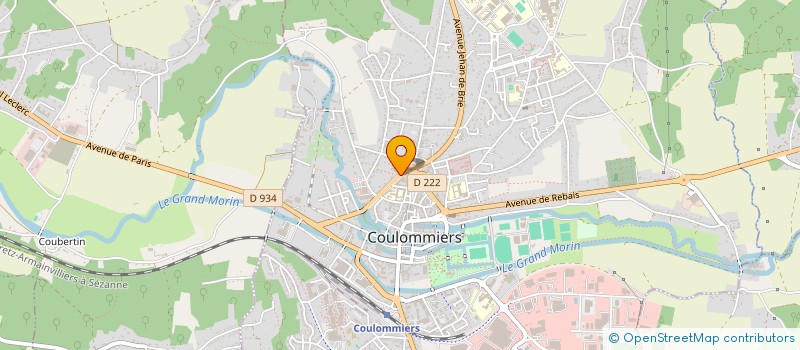localisation de l'entreprise LES BATISSEURS BRIARDS  COULOMMIERS