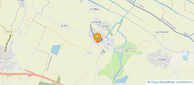 localisation de l'entreprise LES BATISSEURS CHARENTAIS  SAINT-SAUVEUR-D'AUNIS