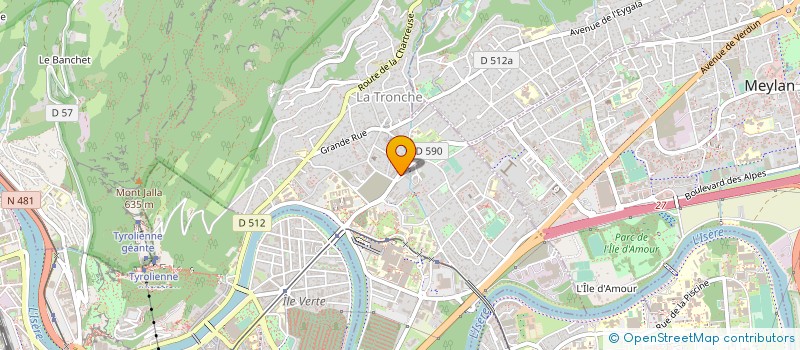 localisation de l'entreprise LES BATISSEURS D AUJOURD HUI à CORENC