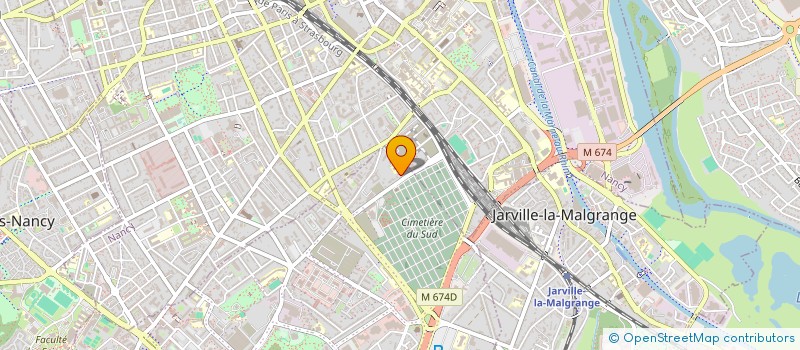 localisation de l'entreprise LES BATISSEURS D'AUJOURD'HUI  VANDUVRE-LES-NANCY