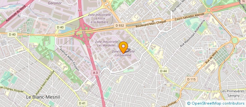 localisation de l'entreprise LES BATISSEURS D'EPHEMERE  AULNAY-SOUS-BOIS