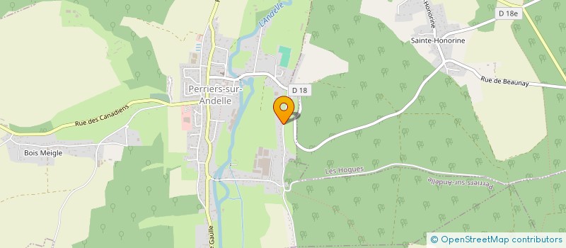 localisation de l'entreprise LES BATISSEURS DE L'ANDELLE  PERRIERS-SUR-ANDELLE