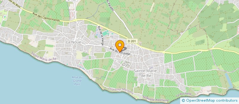 localisation de l'entreprise LES BATISSEURS DE L'ESTRAN  SAINTE-MARIE-DE-RE