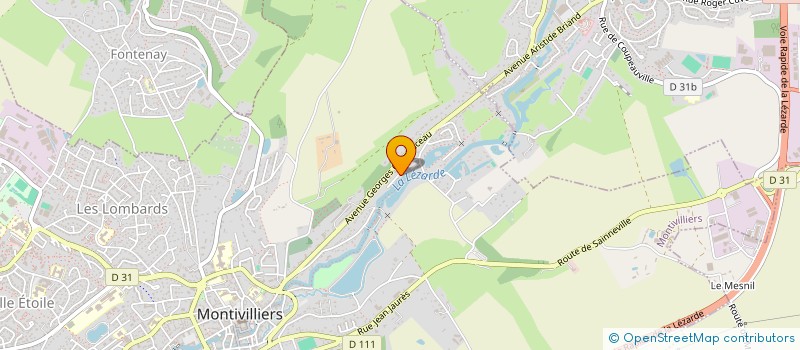 localisation de l'entreprise LES BATISSEURS DE L'OISON à MONTIVILLIERS