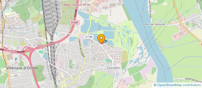 localisation de l'entreprise LES BATISSEURS DE LA GIRONDE à VILLENAVE-D'ORNON