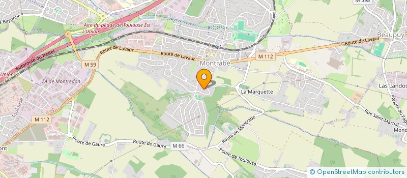 localisation de l'entreprise LES BATISSEURS DE PASSPASSION  MONTRABE