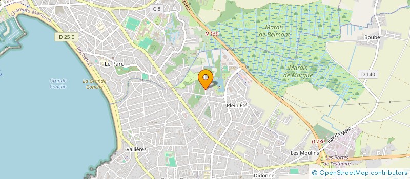 localisation de l'entreprise LES BATISSEURS DE SAINTONGE à SAINT-GEORGES-DE-DIDONNE