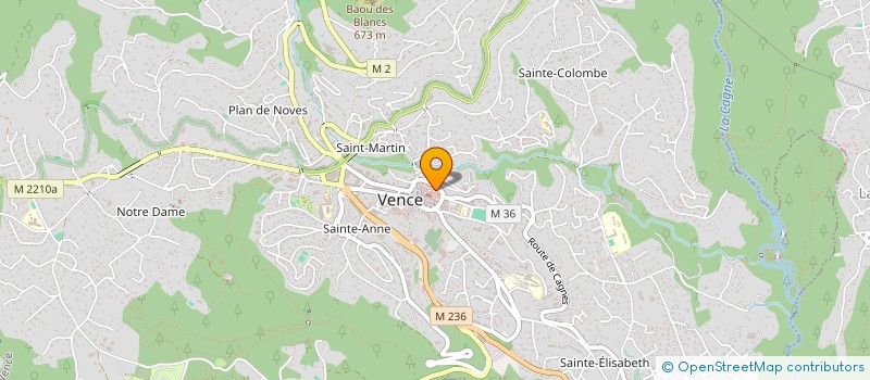 localisation de l'entreprise LES BATISSEURS DE VENCE à VENCE