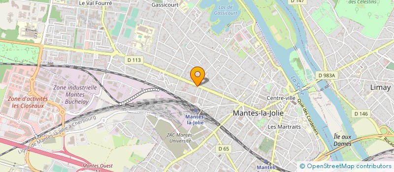 localisation de l'entreprise LES BATISSEURS DES YVELINES à MANTES-LA-JOLIE