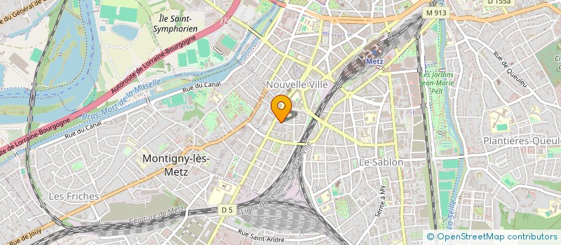 localisation de l'entreprise LES BATISSEURS DU BATIMENT à METZ
