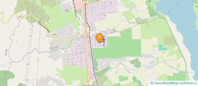 localisation de l'entreprise LES BATISSEURS DU NORD à BORGO