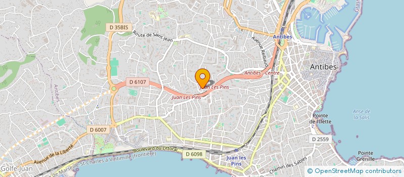 localisation de l'entreprise LES BATISSEURS DU PAYSAGE à ANTIBES