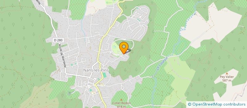 localisation de l'entreprise LES BATISSEURS DU SUD EST  NANS-LES-PINS