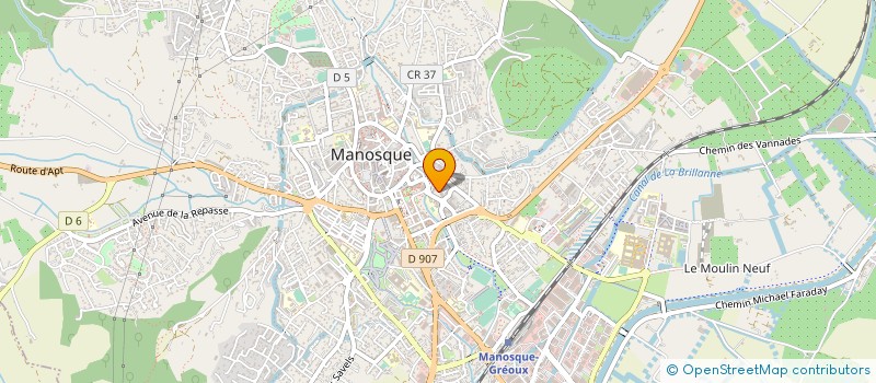 localisation de l'entreprise LES BATISSEURS DU VERDON SARL  MANOSQUE