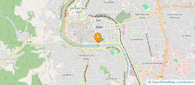 localisation de l'entreprise LES BATISSEURS EN FRANCE à ALES