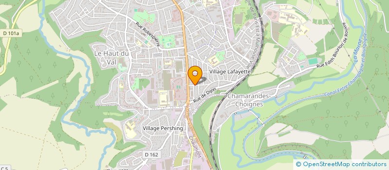 localisation de l'entreprise LES BATISSEURS HOME MARNAIS à CHAUMONT