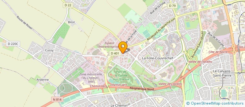 localisation de l'entreprise LES BATISSEURS MAISONS BOIS à CAEN
