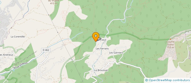 localisation de l'entreprise LES BATISSEURS REVESTOIS  EVENOS