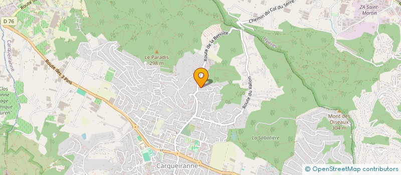 localisation de l'entreprise LES BATISSEURS TRADITIONNELS DE PROVENCE  CARQUEIRANNE