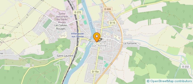 localisation de l'entreprise LES BATISSEUSES  VILLENEUVE-SUR-YONNE