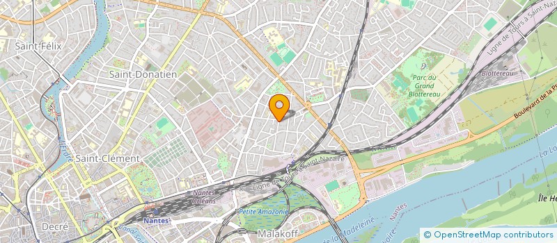 localisation de l'entreprise LES BATISSEUSES à NANTES