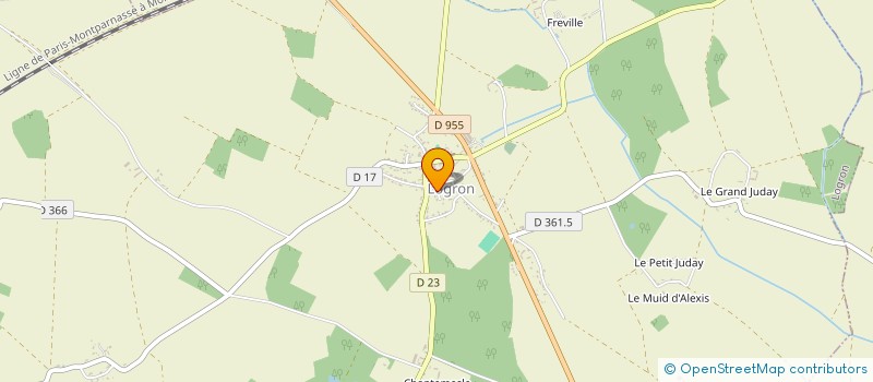 localisation de l'entreprise LES BATONS DUNOIS à LOGRON