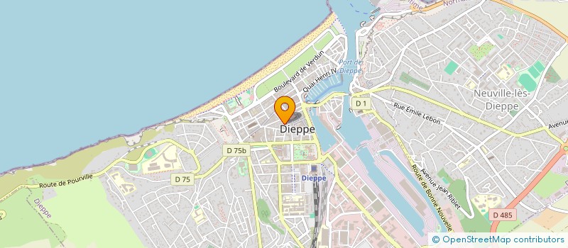 localisation de l'entreprise LES BATOUTOS à DIEPPE