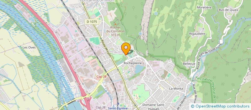 localisation de l'entreprise LES BAYADERES  SAINT-EGREVE