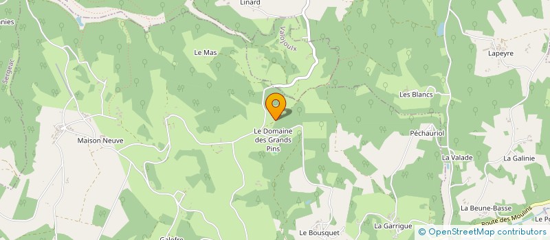 localisation de l'entreprise LES BAYLES  TAMNIES