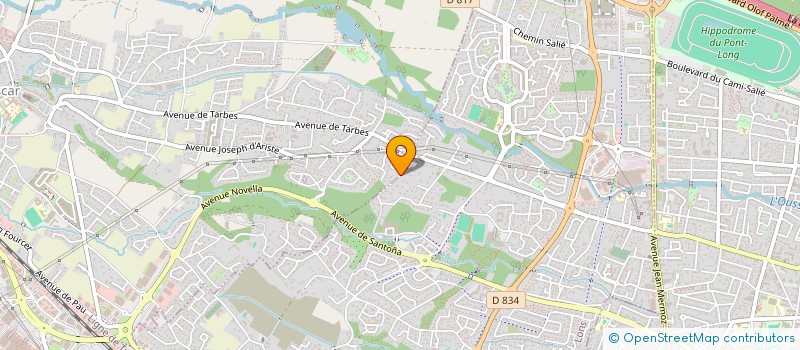 localisation de l'entreprise LES BAYLETTES  LESCAR