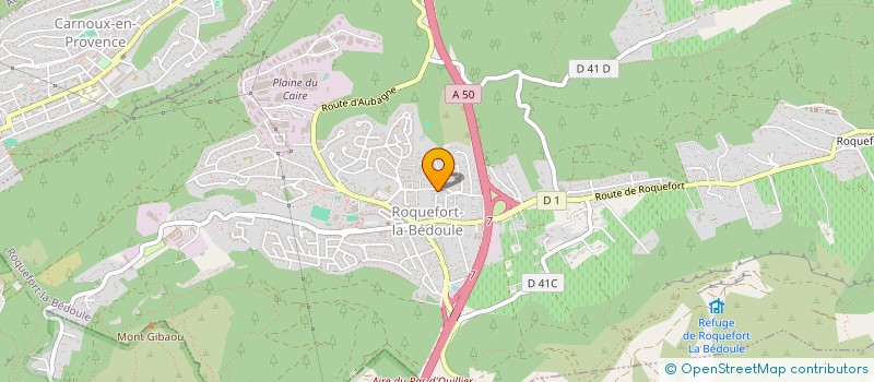 localisation de l'entreprise LES BAZARETTES  CASSIS