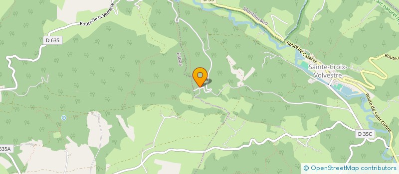 localisation de l'entreprise LES BAZIS à SAINTE-CROIX-VOLVESTRE