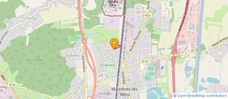 localisation de l'entreprise LES BB  MAIZIERES-LES-METZ