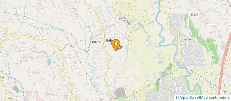 localisation de l'entreprise LES BB DE LA DANSE DE LA SANTE DE LA CULTURE ET DE L'AUDIOVISUEL  LE LAMENTIN