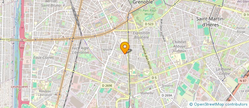 localisation de l'entreprise LES BDV  GRENOBLE