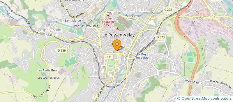 localisation de l'entreprise LES BDVORES à LE PUY-EN-VELAY