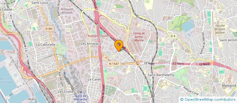 localisation de l'entreprise LES BEAUFS à MARSEILLE 14EME