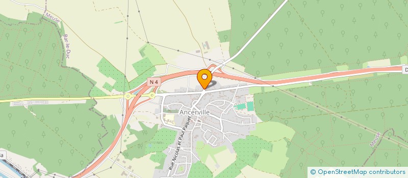 localisation de l'entreprise LES BEAUFS à ANCERVILLE