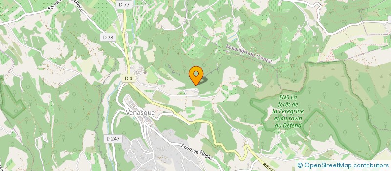 localisation de l'entreprise LES BEAUMES  ALTHEN-DES-PALUDS